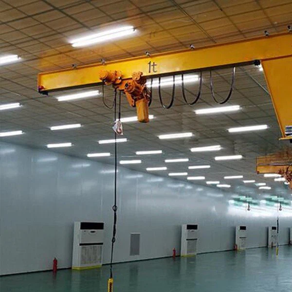 Beam Mounted Overhead Jib Crane Lifting Equipment With Low Headroom Electric Chain Hoist
